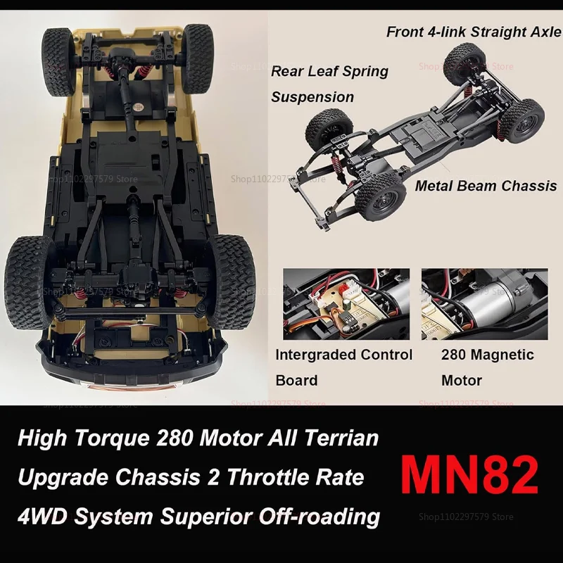 Neuer MN82 1:12 RC Pickup Craw – Hobby Quality Rc Cars Bewertung und Preis