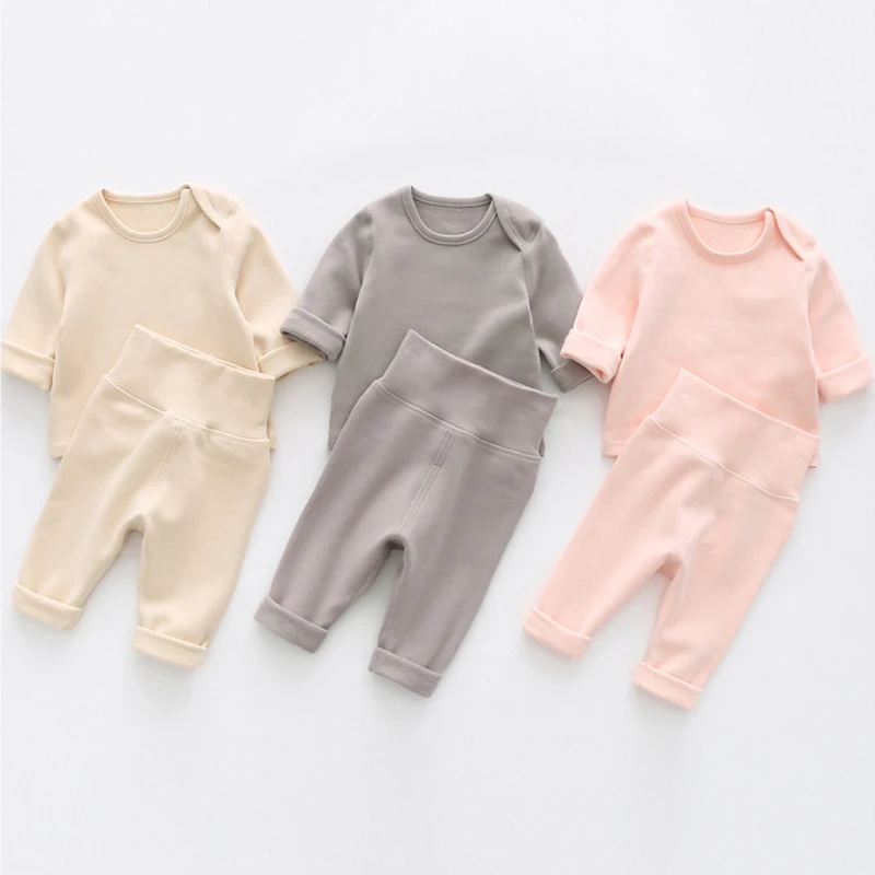 Boys Thermal Underwear Sets Autumn Winter Girls Long Warm Comfortable Children Home Sleepwear Kids Cation Fluff Nightwear Winter