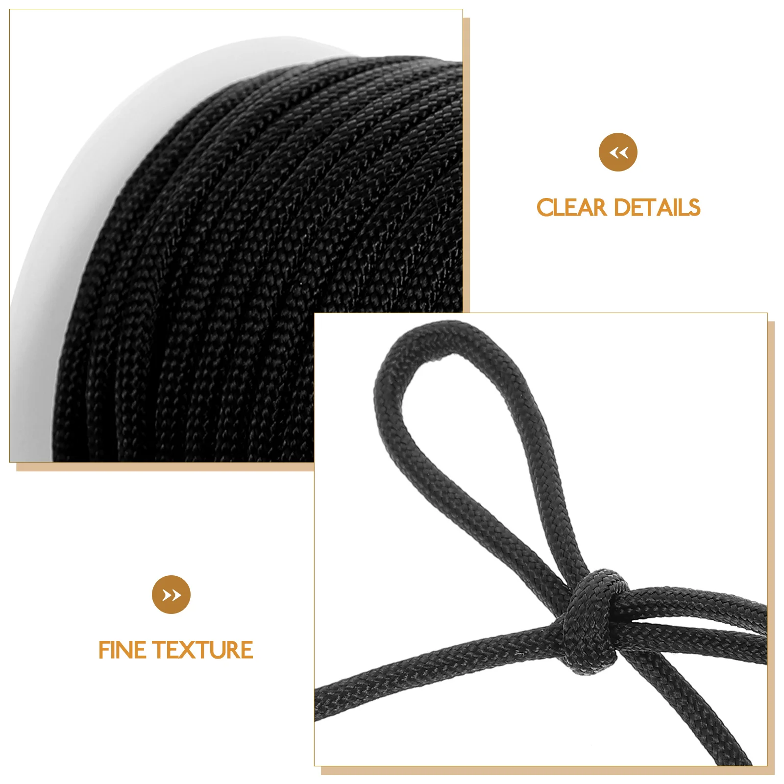 

Heavy Duty Extension Roll Replacement Para Cord Telescopic Accessories Reinforced Ladder Part Durable Rope Roll