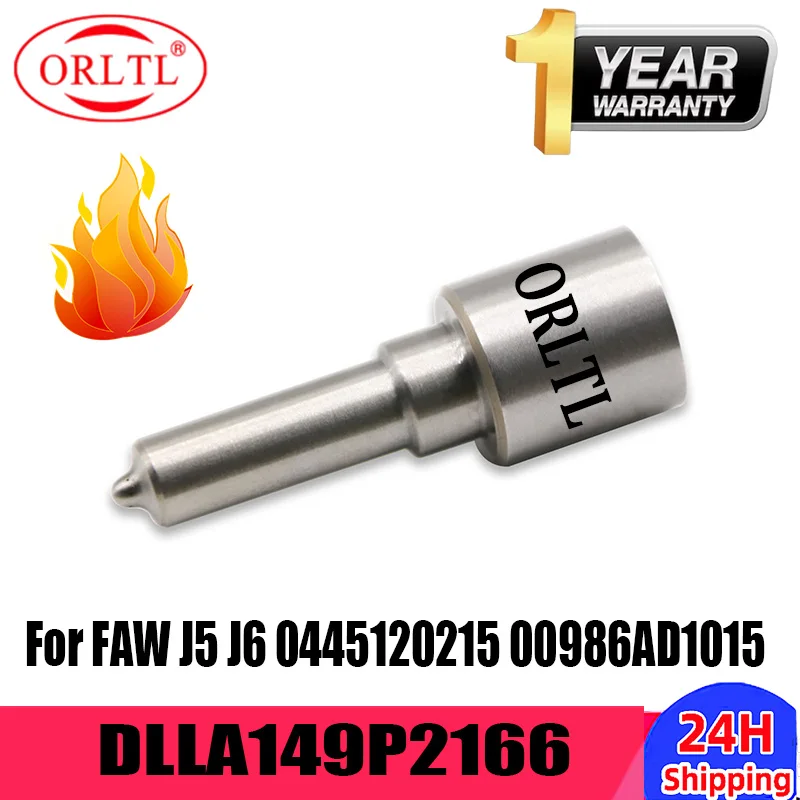 

ORLTL DLLA149P2166 Diesel Injector Nozzle For FAW J5 J6 0445120215 00986AD1015 Fuel Injector Nozzle Tips