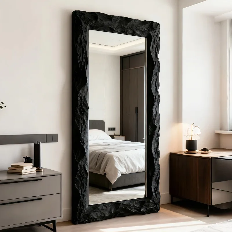 Portable Luxury Decorative Mirrors Living Room Standing Aesthetic Full Body Mirror Funky Makeup Spiegels Living Room Decorations