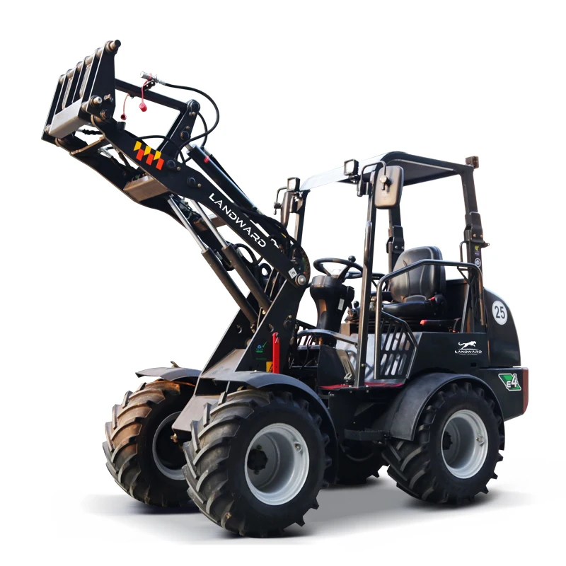 Farm Breeding Ground Use High Quality Mini Wheel Loader All Terrain Articulated Loader Small Hydraulic Diesel Loader Customized