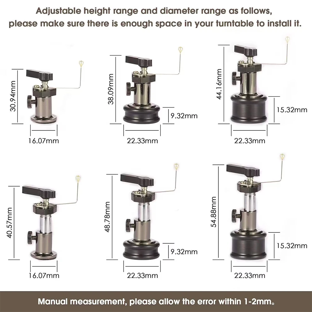 High-End Tonearm Arm Lifter Lift, LP Turntable Disc, Vinyl Record Player, Safety Raiser, Suitable for Pro-JETT1BT Vinyl Mac QB01