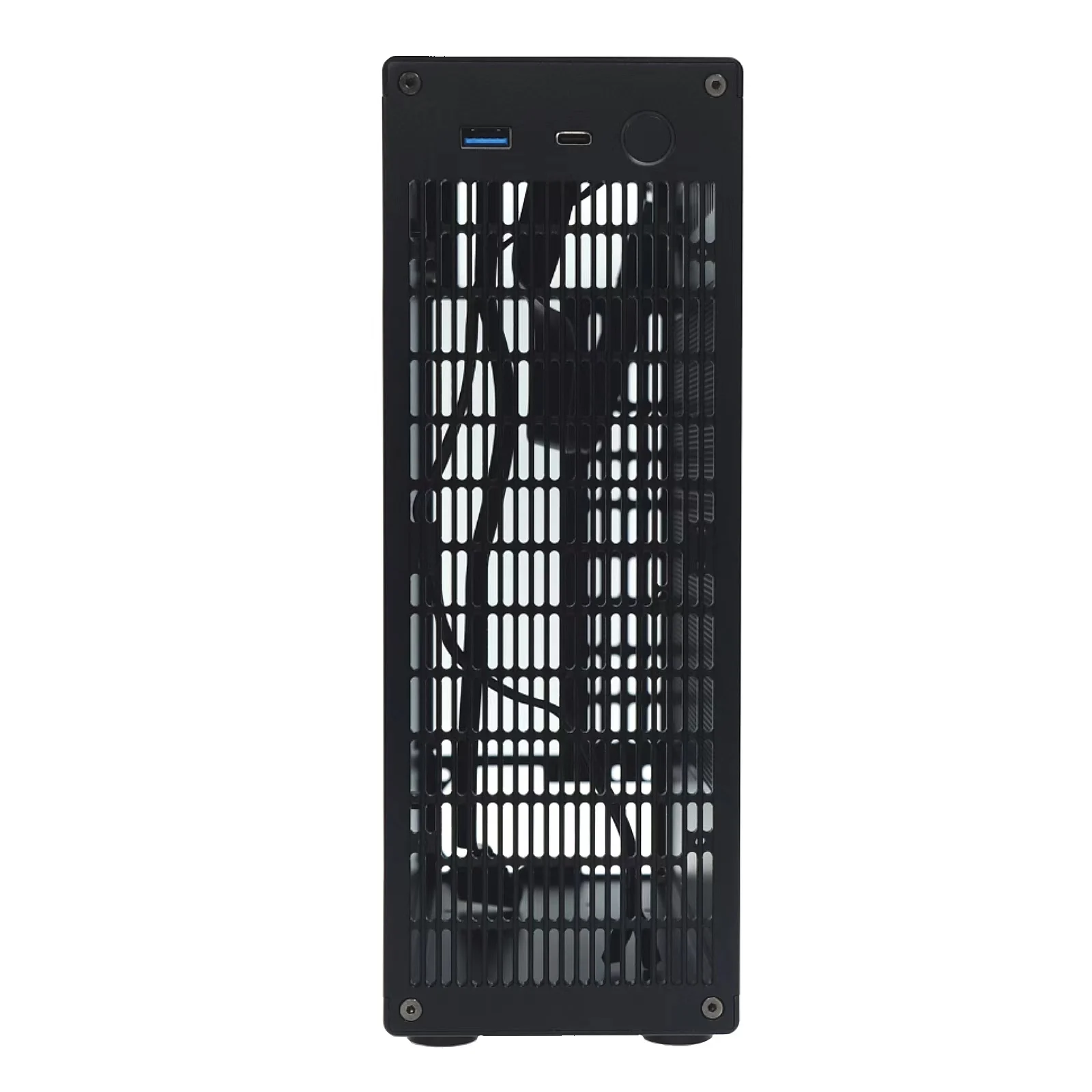 

ITX Half-height Knife Card Computer Chassis 211 * 253 * 92.5mm 4.9L Volume, All Aluminum Chassis