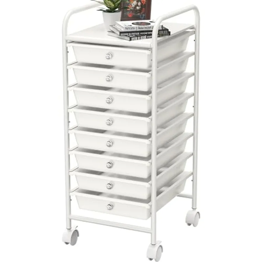 

Utility Cart with Rolling Storage Art Craft Organizer