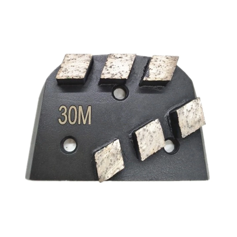 LAV36 Trapezoid Diamond Floor Grinding Segments EDCO Lavina Grinding Shoes with Six Rhombus Teeth Metal Abrasive Grind Tools