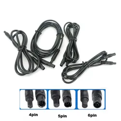 Cable macho a hembra para cámara de visión trasera, Conector de extensión de cámara DVR, Monitor HD, 1M, 2m, 3m, 4, 5, 6 núcleos