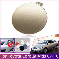 For Toyota Corolla Altis 2007 2008 2009 2010 Auto Front Bumper Towing Hook Eye Cover Cap Tow Hook Hauling Trailer Lid Garnish