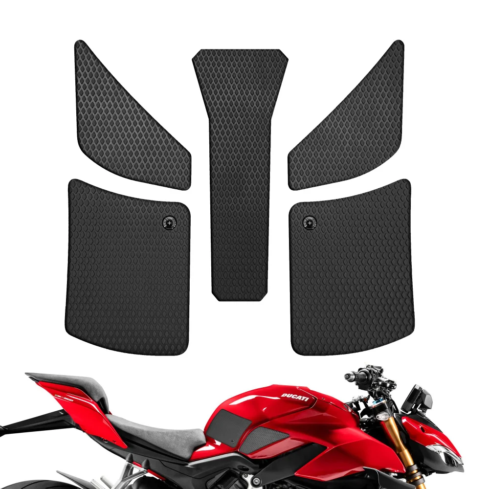 For Ducati StreetFighter V4 V4S 2020 to 2022 Motorcycle Tank Traction Pad Anti Slip Sticker Gas Knee Grip Protector