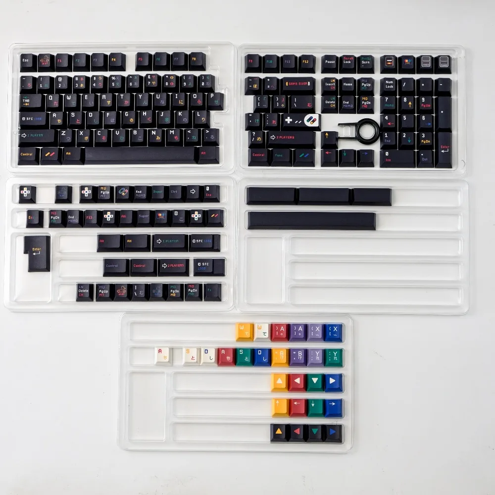 Sfc keycaps cereja perfil pbt sublimação para 75 68 84 87 98 104 108 ergonomia acessório de jogo keycaps para teclado mecânico