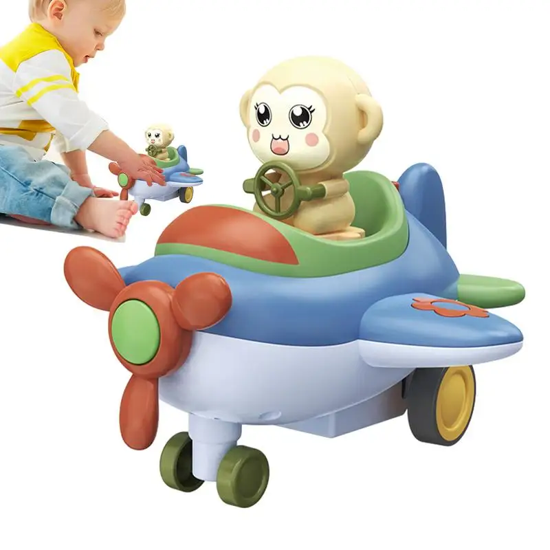 

Animal Car Toys Fine Motor Skills Learning Games Press To Slide Cute Animal Vehicles Gliding Plane For Parent-Child Interaction