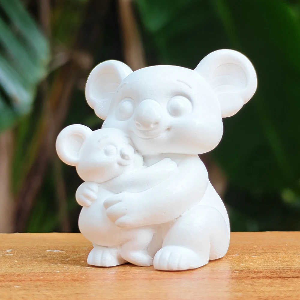 1.6-Inch Koala Figurine with Deep Mother-Child Bond, Mother Love Theme, Natural Style, Suitable for Thanksgiving Gifts, Indoor Decorations, Christmas Decorations, Home Decor, Fireplace, Living Room, Mother's Day Gift