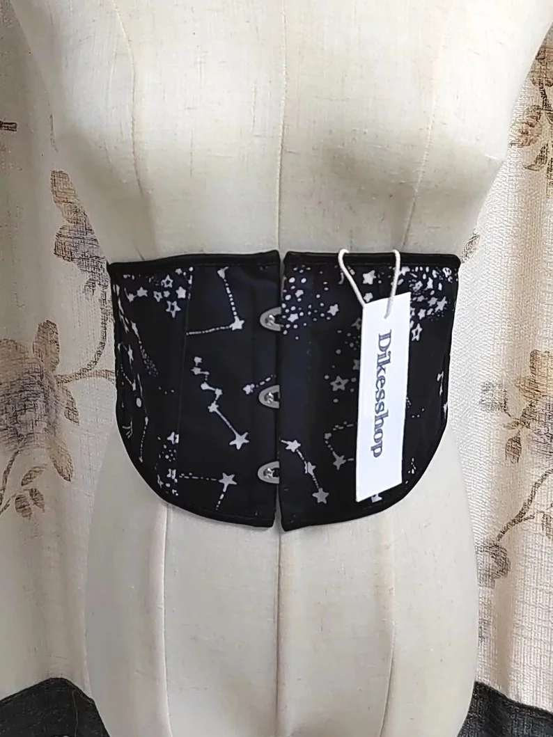 

Retro Corset Belts Vintage Renaissance Belt Underbust Corset Belts Adjustable Victorian Corset Belt Lace Up Y2k Corset Belts
