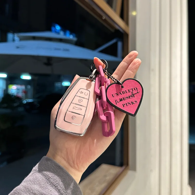 

TPU Car Key Case Remote Cover Shell Holder Female Styling Bag For Geely Coolray Binray Preface Okavango Monjaro Emgrand Altas