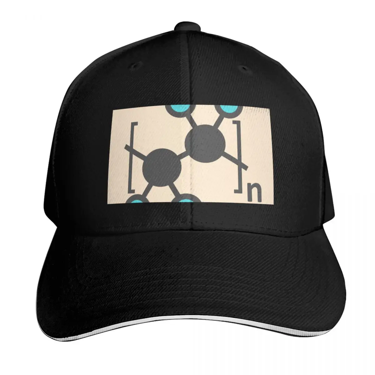 Polytetrafluoroethylene polymer molecule (F012/6266) Baseball Cap Men Women Casual Summer Sport Sun Cap