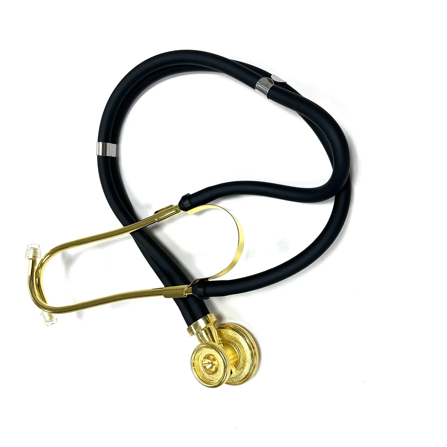 Medical Sprague Rappaport Type Professional Doctor Neonatal Adult Nurse Cardiology 24K Golden Plated Dual Head Gilt Stethoscope - Image 3