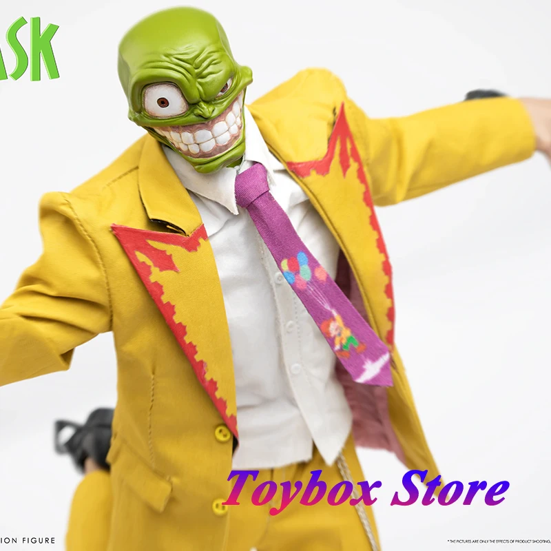 

XT001 Toys New 1/6 Collectible The Mask Jim Carrey Yellow Suit Cloth Action Figure Classic Movie Comedian 12inch Soldier Model