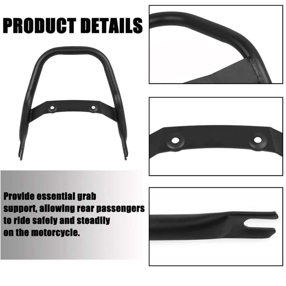 For Honda Monkey 125 Z125 2018-2024 Solo Seat Luggage Rack Support Shelf Passenger Armrest Pillion Seat Grab Hand Rail Handlebar