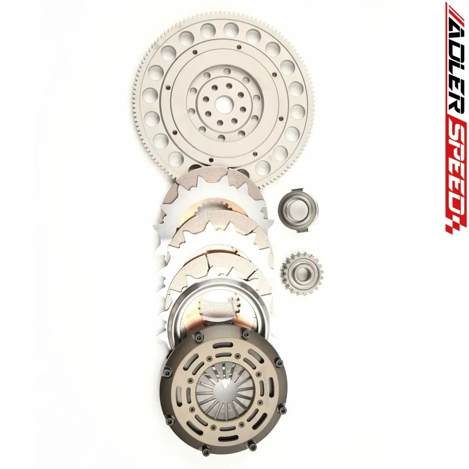 ADLERSPEED 7.25 بوصة (185 مم) قرص ثلاثي متوسط لـ 2005 - 2005 Saab 9-2X (2.5L 4cyl غير Turbo) #3