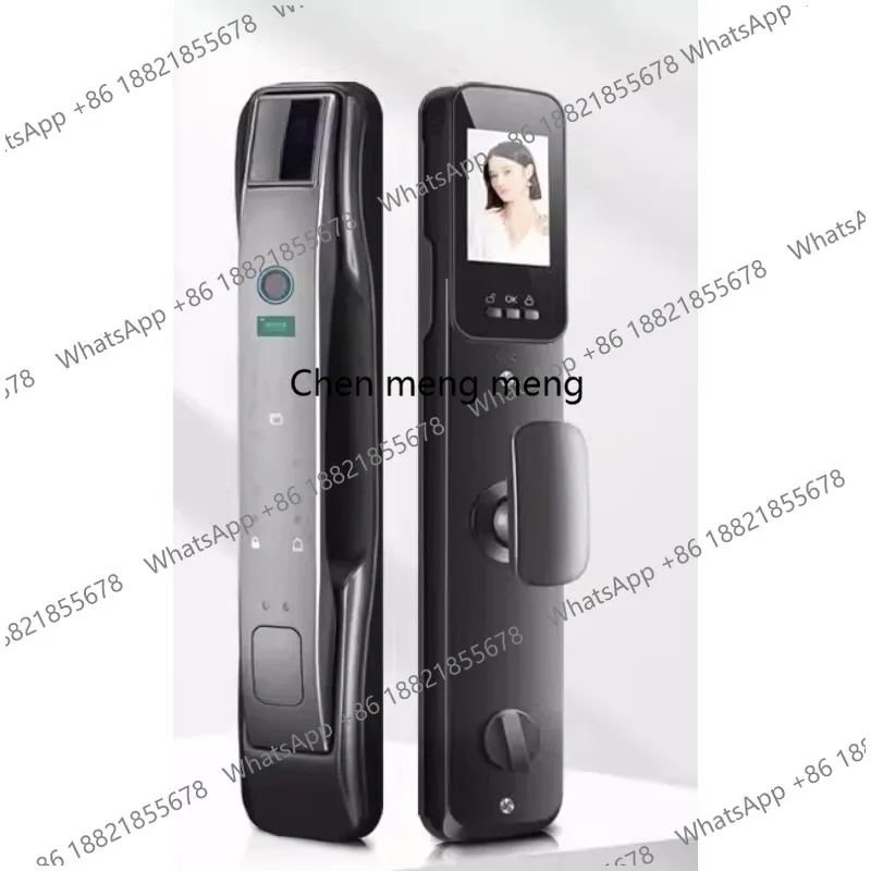 Fully automatic visual cat eye face password lock anti-theft door household smart door lock
