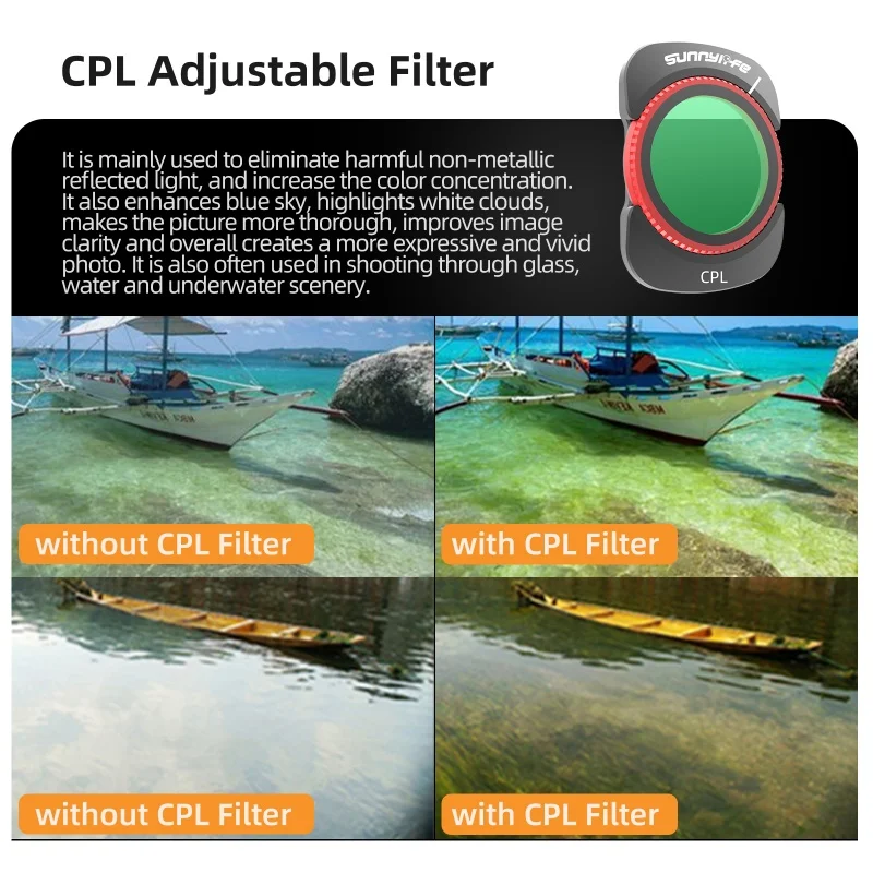 Lens Filter for DJI Osmo Pocke - đánh giá và giá Nd Filter Set