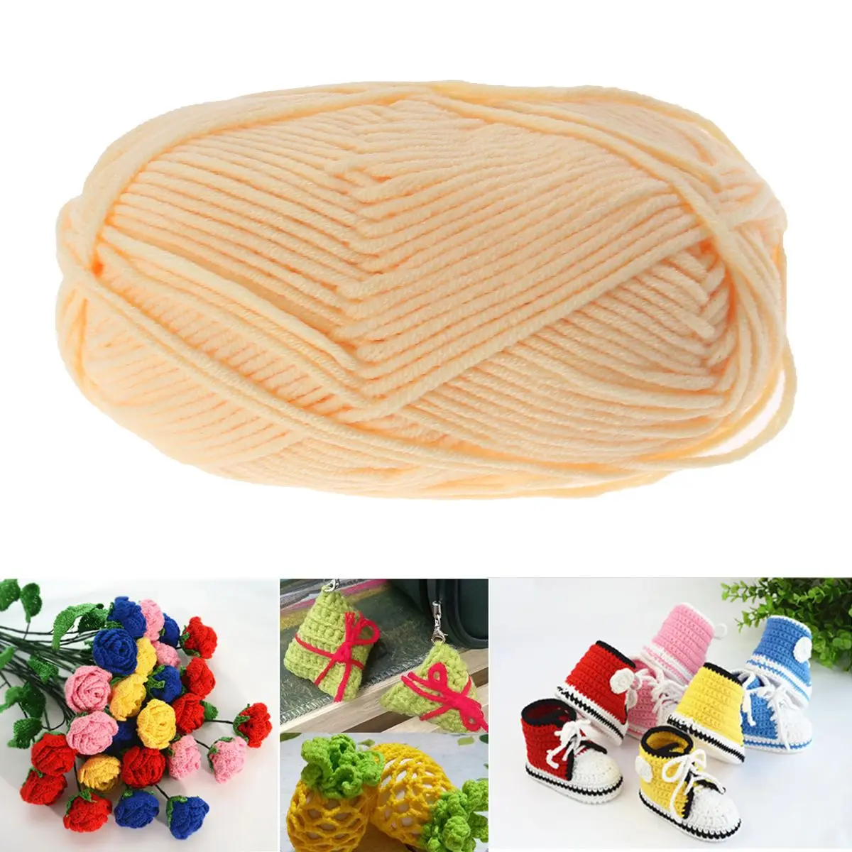 50 جرام الحليب غزل القطن إبرة حياكة التلبيد الكروشيه لوازم خيط الصوف اليدوية اكسسوارات لمشاريع النسيج #5