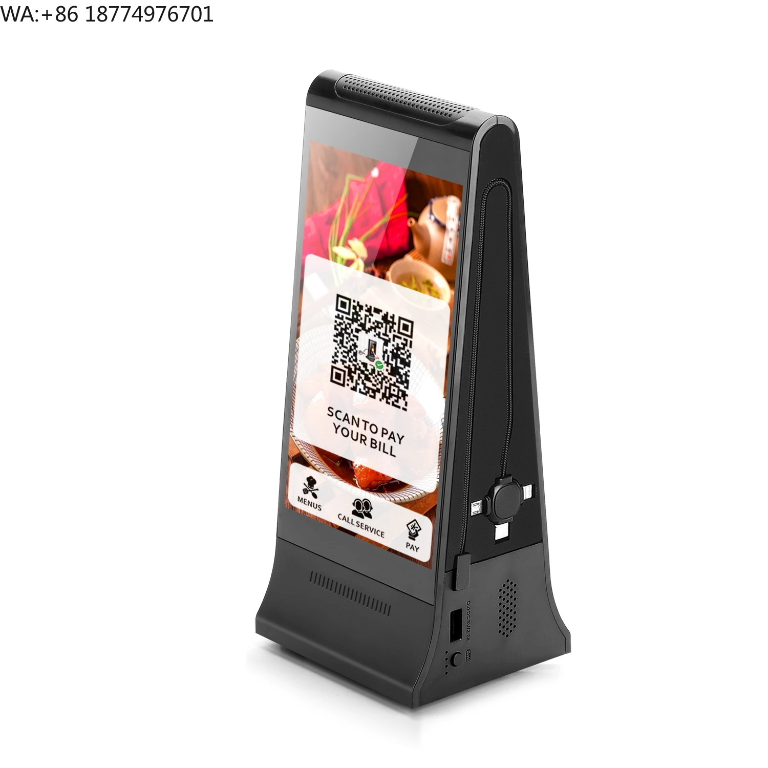 FYD-868SD Android Double Side  7 Inch Screen Wifi Remote Control Ads Digital Table Advertising Media Player