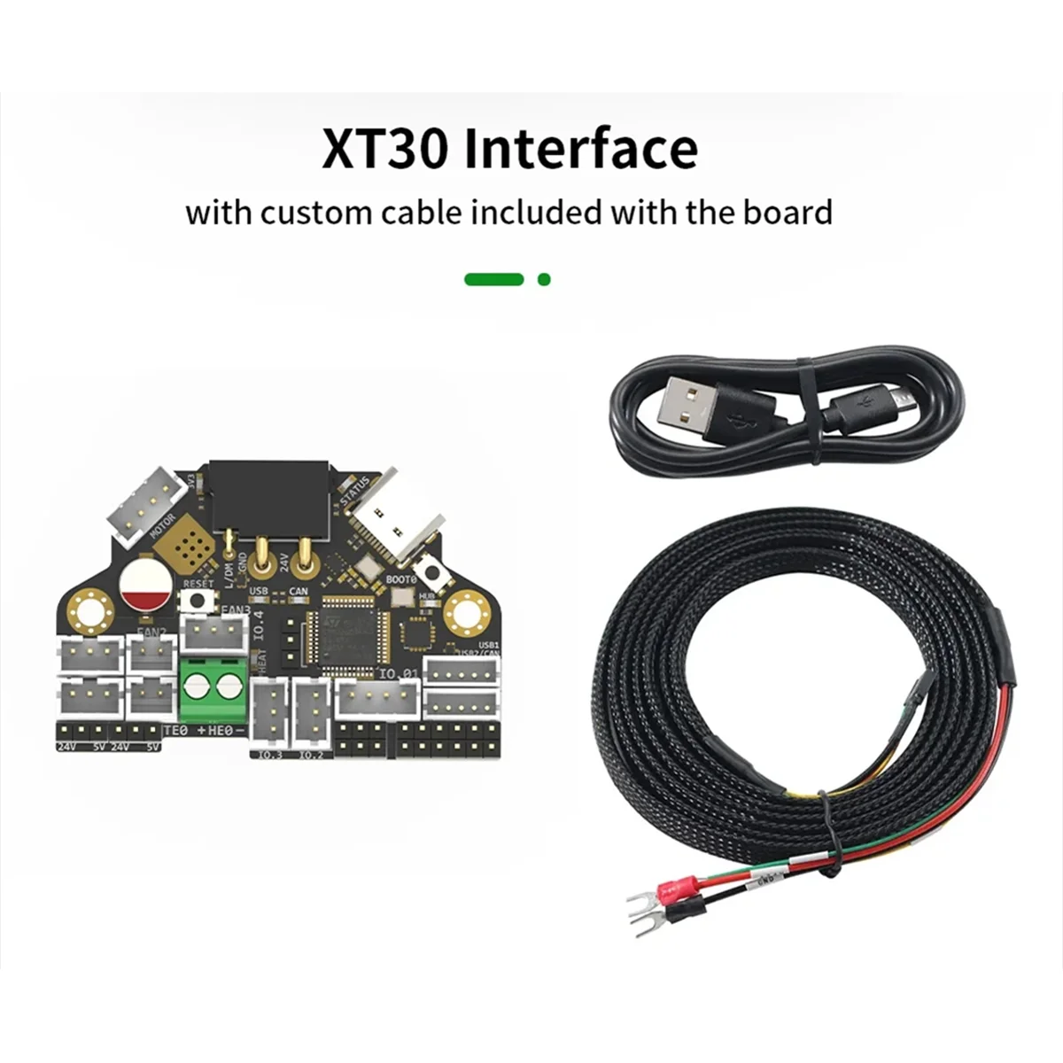 [hotsale]h36-combo-high-temperature-resistance-klipper-canbus-tool-board-compatible-nema14-36mm-motor-onboard-tmc2209