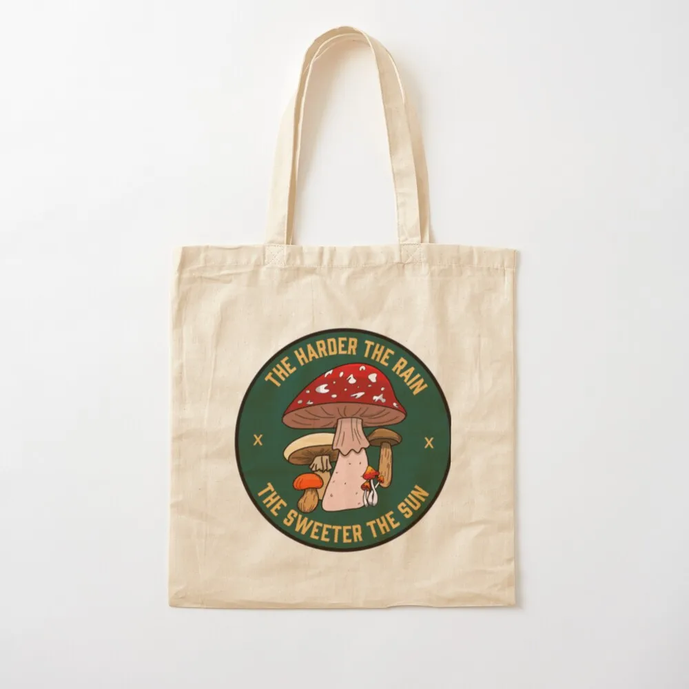 

hozier mushroom Pin Tote Bag Lady bags hand bag ladies Canvas Tote Bag