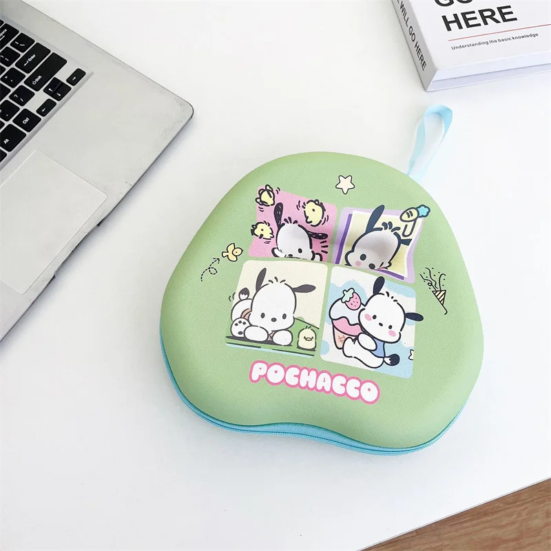 MINISO Cartoon Earphone Storage Bag for Airpods Max Cute Sanrio Portable Anti-Drop Bluetooth Headset Protection Box Case