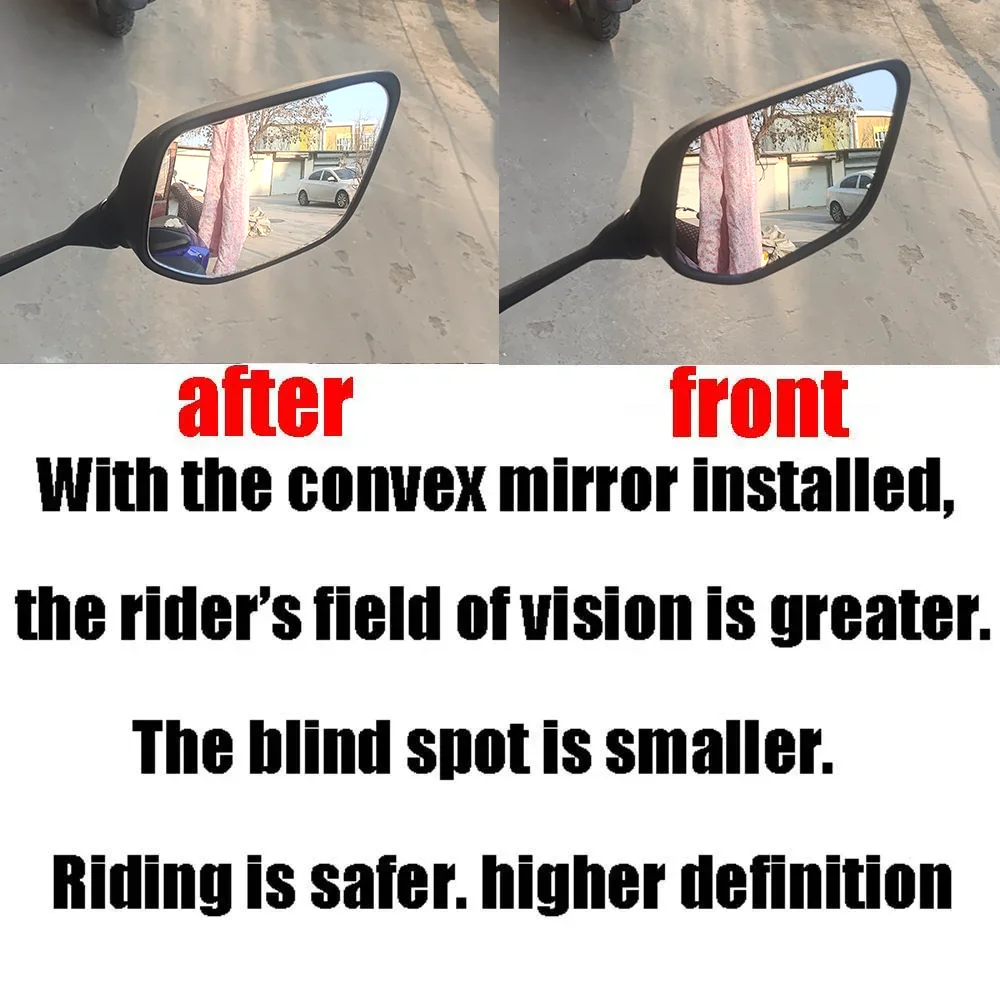 For Yamaha T-MAX TMAX 530 560 TMAX530 TMAX560 Accessories Convex Mirror Increase Rearview Mirrors Side Mirror View Vision Lens