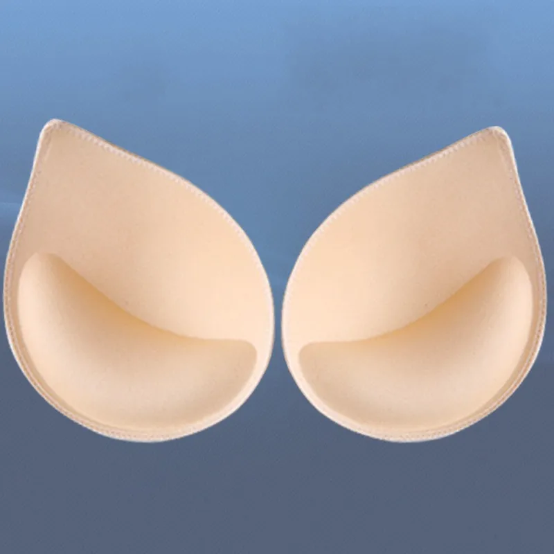 1 Pair Sexy Bikini Padding Insert Removeable Women's Bra Pads Brassier Breast Enhancer Chest Push Up Cups for Swimsuit