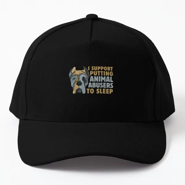 I Support Putting Animal Abusers To Slee  Baseball Cap Hat Spring   Snapback Fish Summer Sun Outdoor Boys Printed Czapka