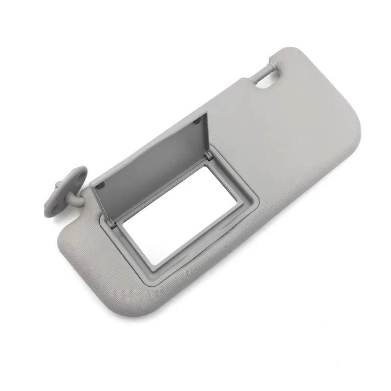 حاجب من الشمس مع مرآة ماكياج يسار يمين لسيارة تويوتا كورولا 2014-2018 سيارة كهربائية هجينة رمادي بيج العلامة التجارية الجديدة #4