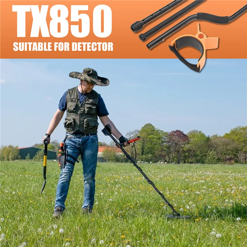 Accesorios de Detector B24B para Detector de metales TX850, reposabrazos y varilla de cazador de oro sin unidad de Control ni bobina