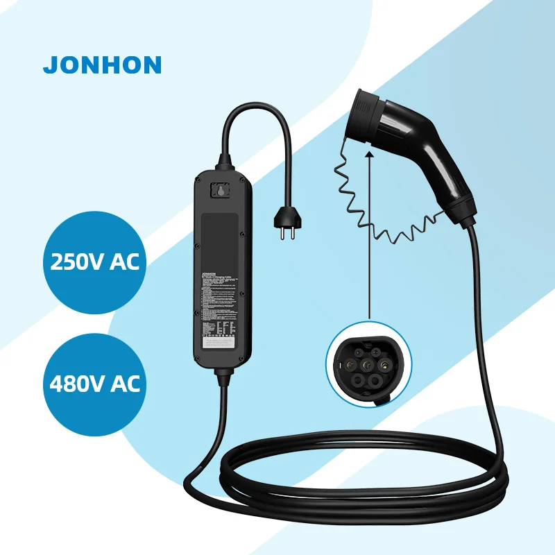 Factory Price Portable Electric Vehicle Charging Station Board New 6A/8A/10A/13A/16A/32A 250V/480V AC Charger CCS1 CCS2 GBT Elec