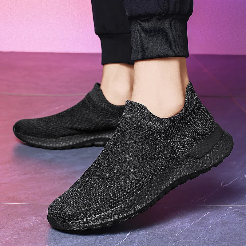 Shoes Men's 2022 Leisure Sports Shoes Men's Walking Breathable Anti-skid and Wear-resistant Loafers Breathable Running Shoes