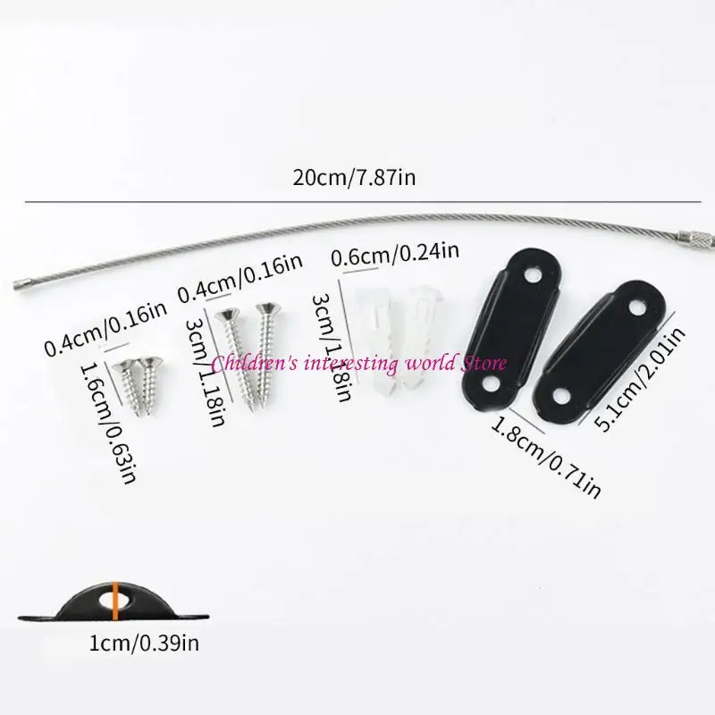 2PCS Móveis Trechas segurança Prevenção móveis Tripas