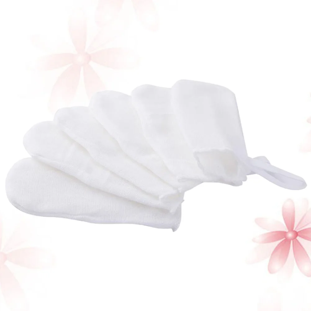 

6pcs Finger Toothbrush Medical Gauze Sterilized Non-Toxic For Baby Teeth Cleaning Gum Safe Infant Oral Care Brush Newborn