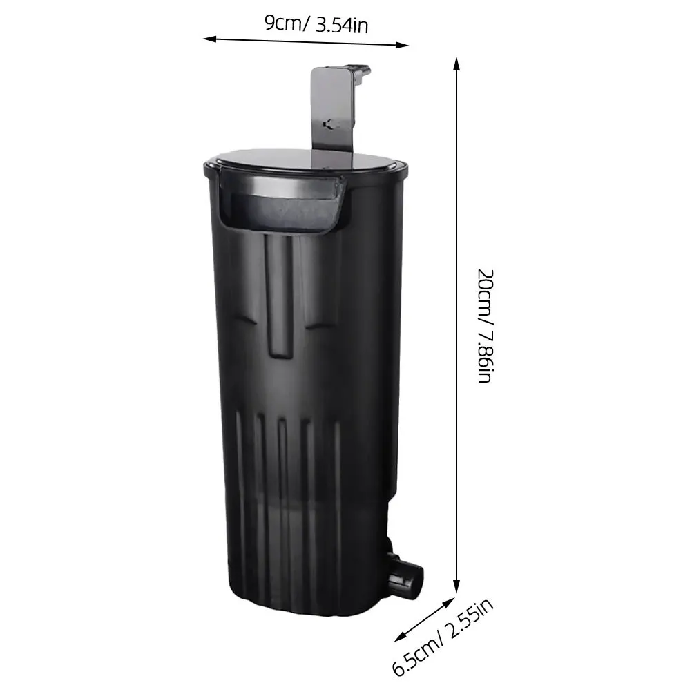 

Low Water Level Aquarium Waterfall Circulation Pump Filter Aerator Large Volume Low Tank Filter Us Plug