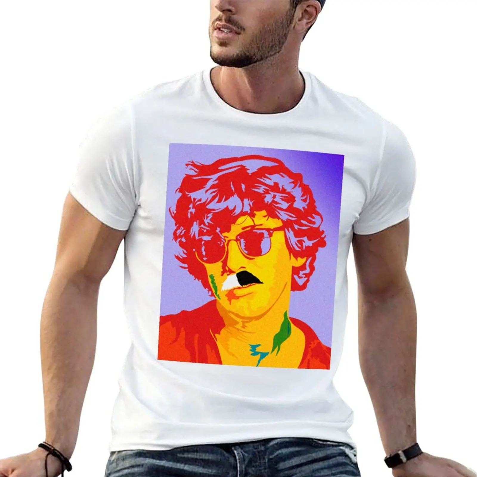 

Charly garcia art T-Shirt man t shirt cotton high quality man t shirt heavy cotton anime t shirts oversize T-shirt