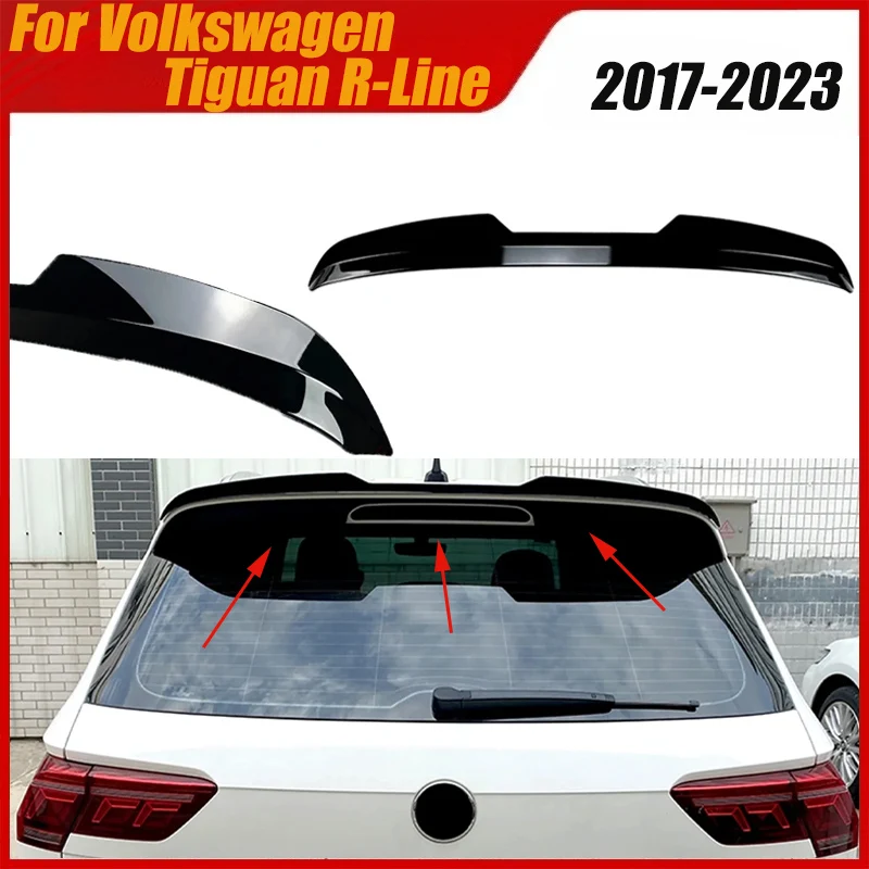 

2017-2023 for Volkswagen Tiguan R-Line Rear Roof Spoiler Wing Lip Trunk Tail Fin Guard External Decoration Tuning Accessories
