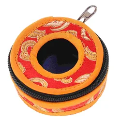 Bags Tibetan Tingsha Cymbal Finger Cymbals Packs Handbag Storage Organizer Meditation Bell Protector
