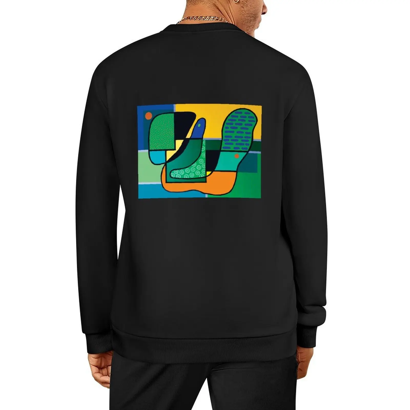 

Push and Pull, Acrylic on Canvas, Original 4' x 3'. Artists: Jennifer & Joe Herrin Pullover autumn clothes sports sweatshirt man