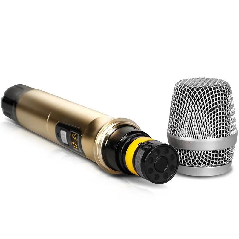 

Wireless Microphone One to Two Stage Performance Home, Dedicated FM, Metal Microphone
