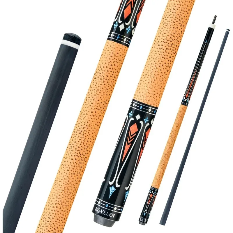 

Carbon Fiber Pool Cue Stick 58-inch Professional Pool Sticks Low Deflection Pool Cue for Adults Ultra-Smooth Billiard Cu