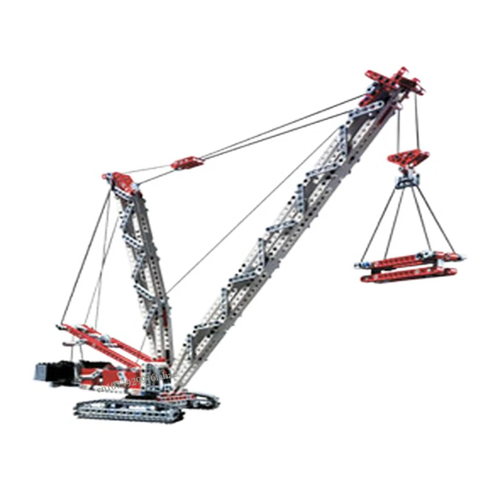 NEW 800PCS MOC city Engineering Series crawler crane DIY creative ideas Children Toy birthday Gift Technology Blocks MOC-8288