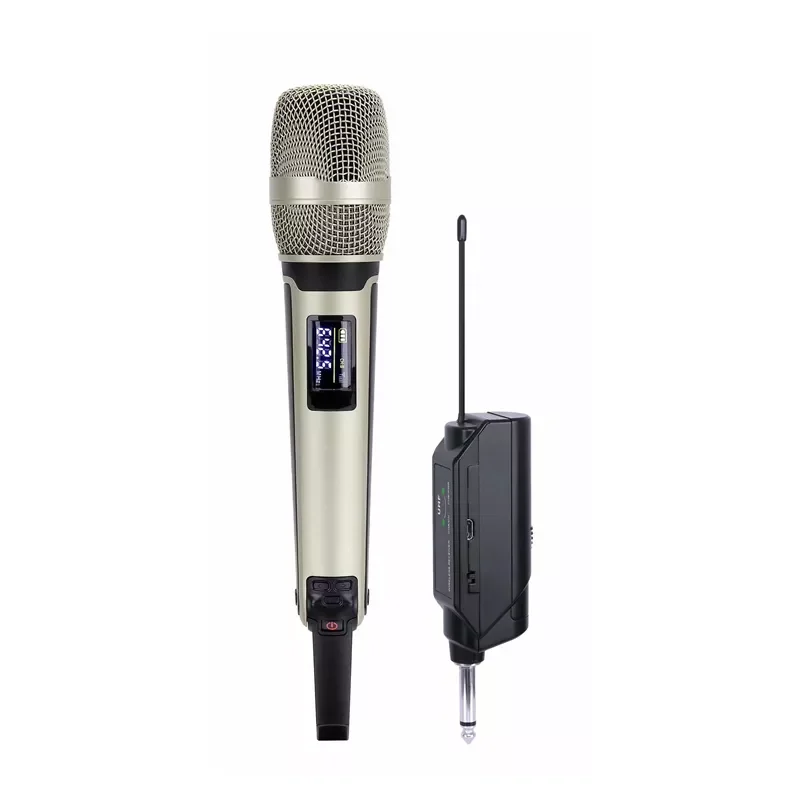 Wireless Karaoke Mikrofon Dynamische UHF Home Studio Aufnahme für Computer Audio Professionelle DJ Lautsprecher Konferenz Mic Aufladen