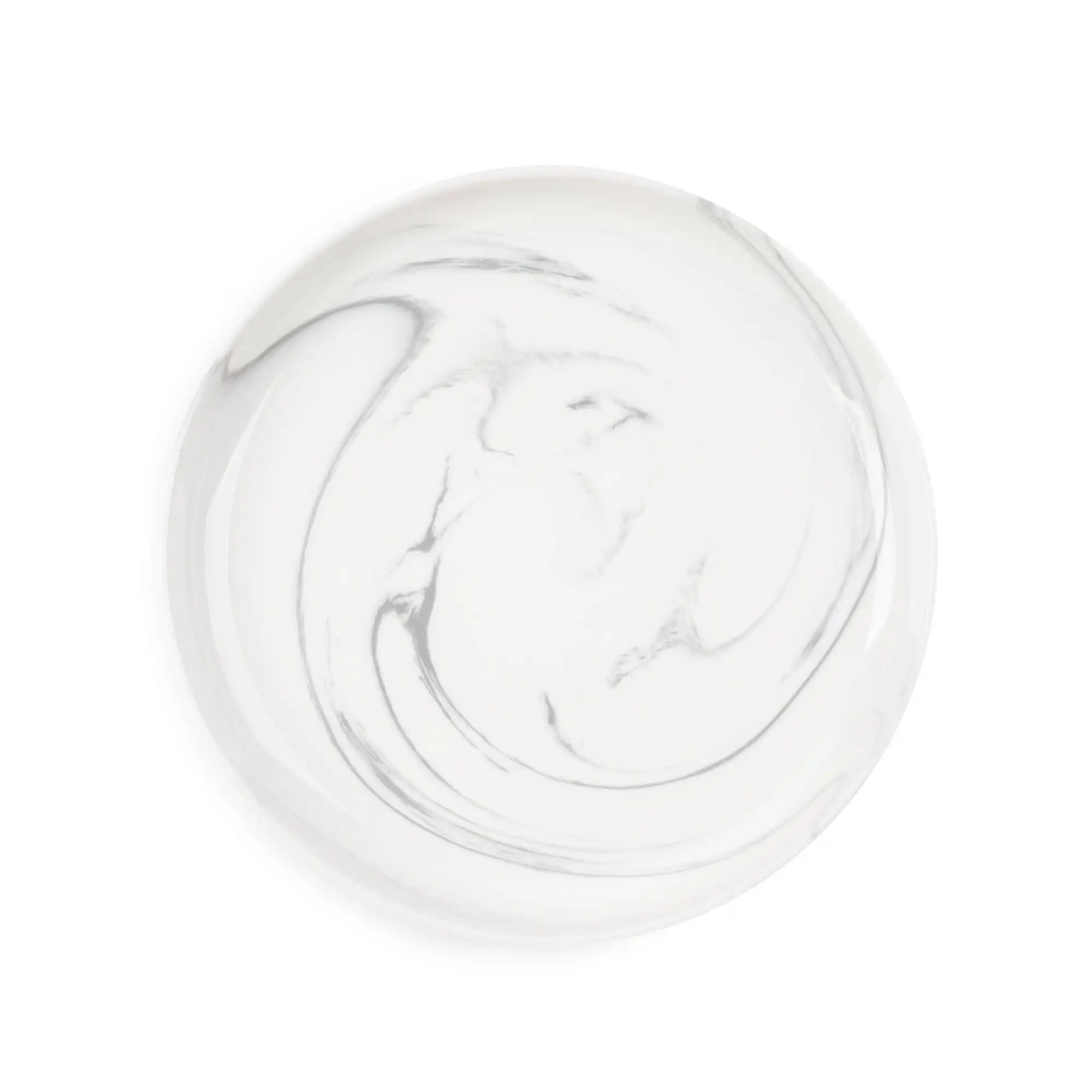Thyme & Table Gray Marble Ceramic Salad Plate