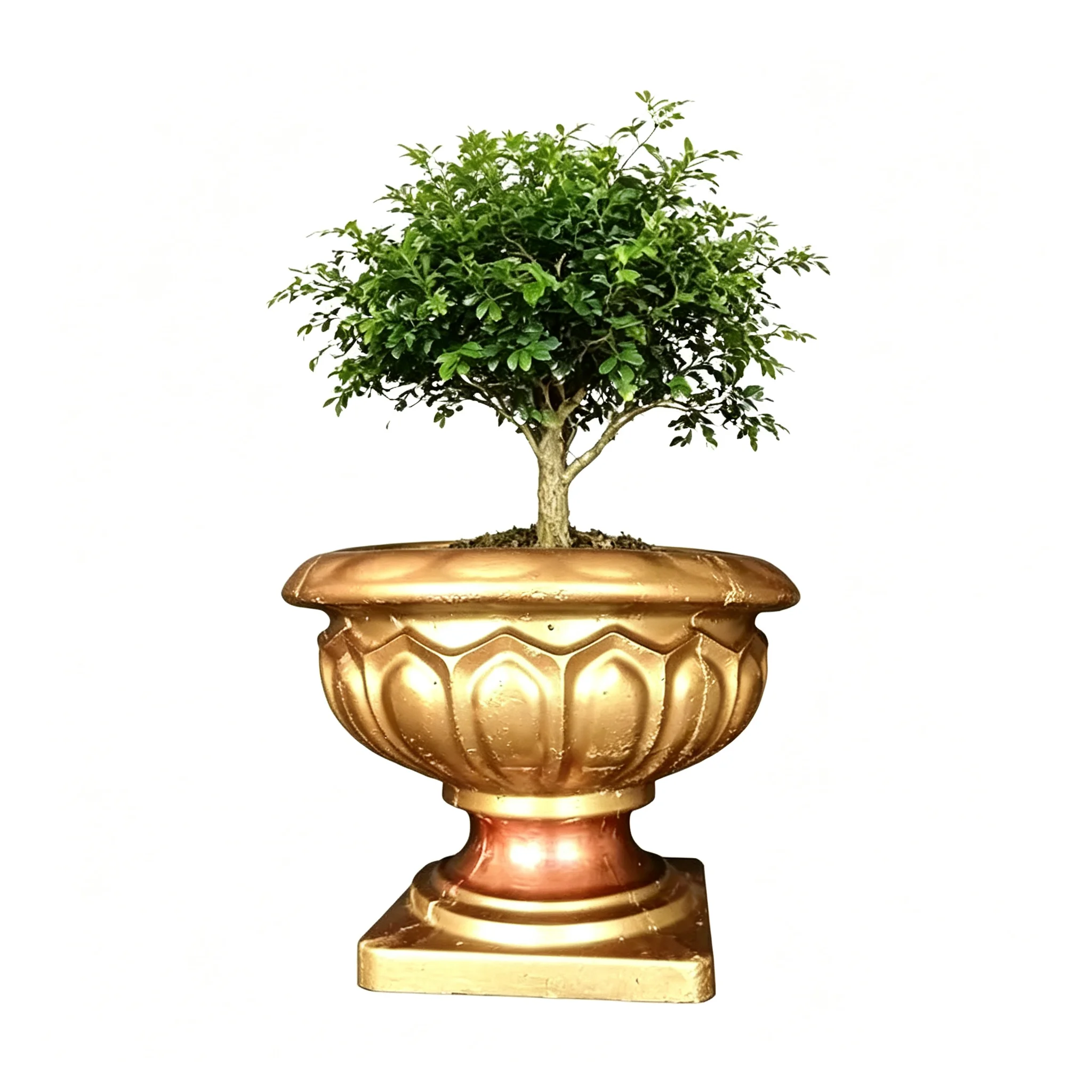 Roman Style Concrete Flower Pot Plastic Mold ABS Reusable Garden Planter Casting Mould DIY Cement Flowerpot Making Tool for Outd